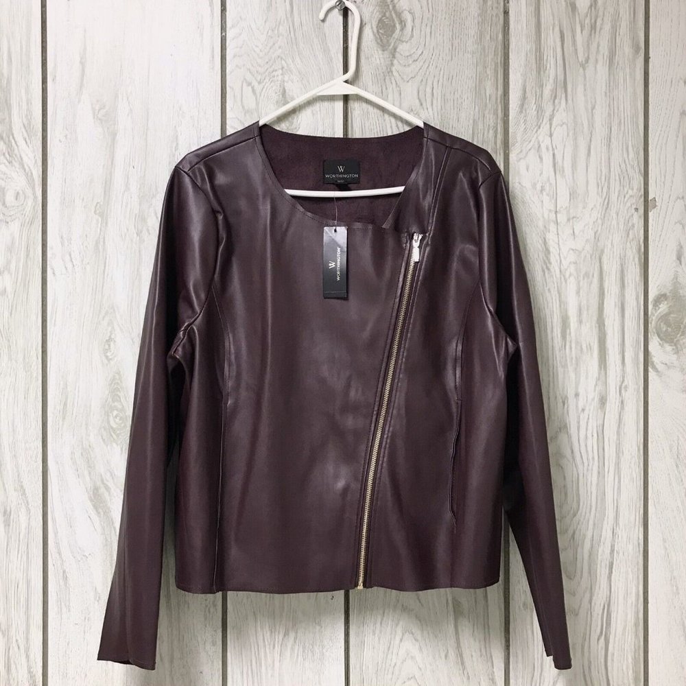NWOT Maroon Worthington Jacket/blazer 5 for $40
